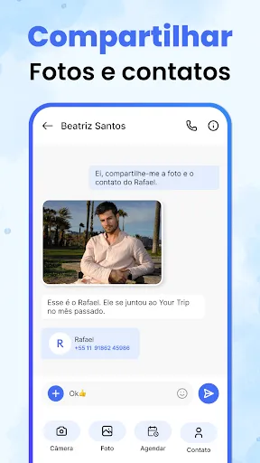 Скриншот 3 — Mensagens SMS Texto Início