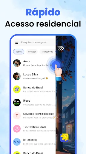 Скриншот 4 — Mensagens SMS Texto Início