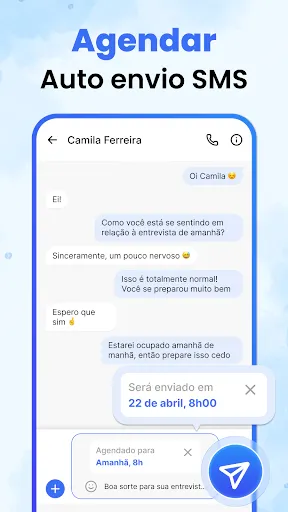 Скриншот 5 — Mensagens SMS Texto Início