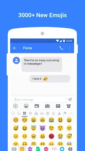 Скриншот 1 — Messenger - Texting App