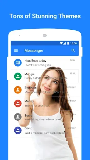 Скриншот 3 — Messenger - Texting App