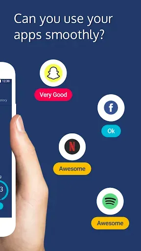 Скриншот 2 — Meteor Speed Test - Ad Free