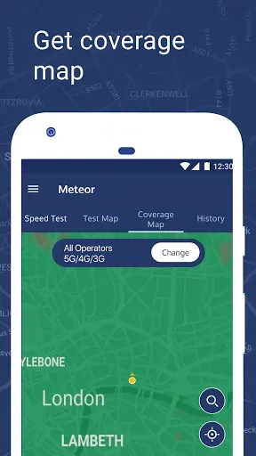 Скриншот 3 — Meteor Speed Test - Ad Free