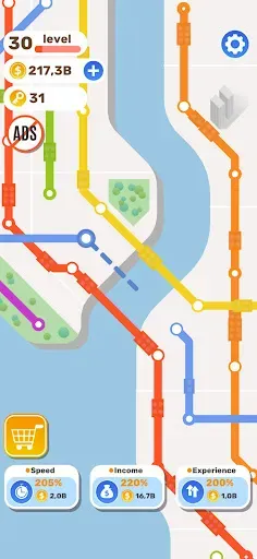 Скриншот 2 — Metro Connect - Train Control