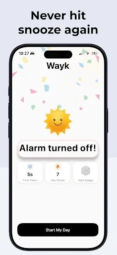 Скриншот 3 — Wayk - Alarm Clock to Wake Up