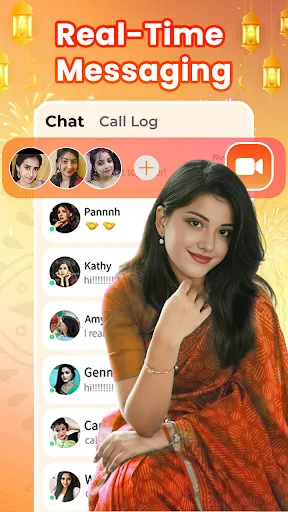 Скриншот 3 — Aunty ji – Real Friends & Fun