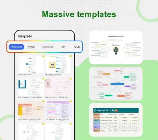 Скриншот 3 — Nice Mind Map - Mind mapping