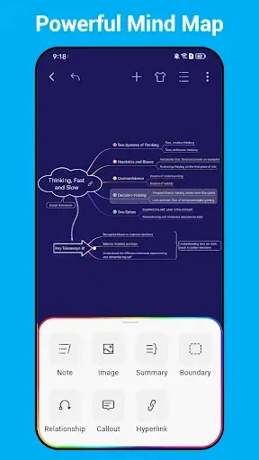 Скриншот 3 — Cool Mindmap: Mind, Doc, Sheet