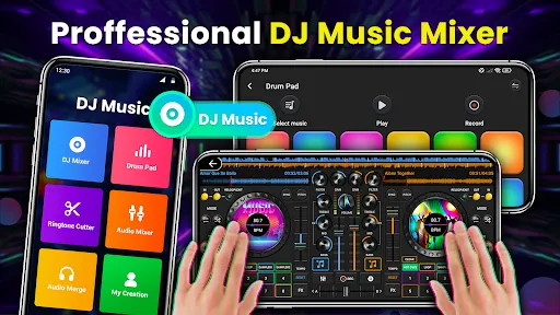 Скриншот 1 — DJ Музыкальный микшер-3D плеер