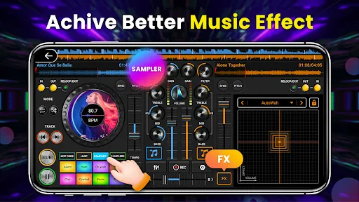 Скриншот 3 — DJ Музыкальный микшер-3D плеер