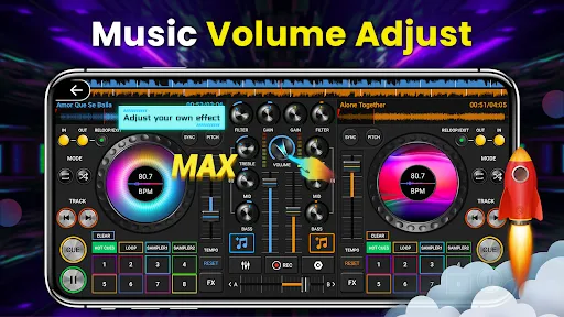 Скриншот 6 — DJ Музыкальный микшер-3D плеер