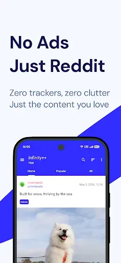 Скриншот 1 — Infinity for Reddit++