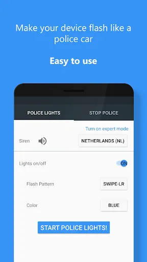 Скриншот 1 — Police Lights, Sirens & Follow