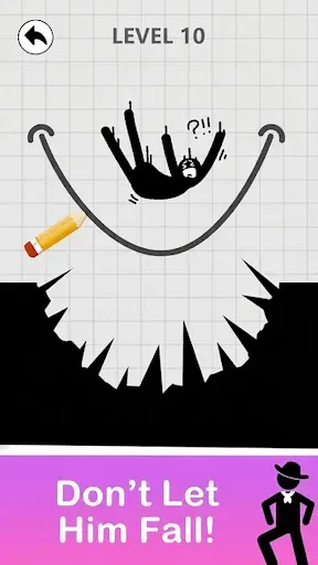 Скриншот 5 — Save Stickman: Brain Draw Line