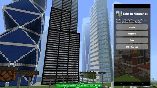 Скриншот 6 — Города в Minecraft pe