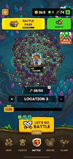 Скриншот 3 — Apexlands- idle tower defense