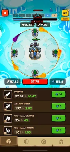 Скриншот 7 — Apexlands- idle tower defense