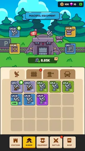 Скриншот 3 — Idle Shelter: Merge to Survive