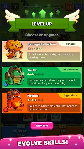 Скриншот 8 — Roll & Wall: Idle Roguelike TD