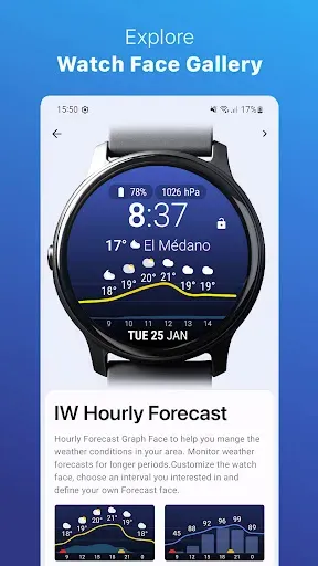 Скриншот 2 — Weather for Wear OS