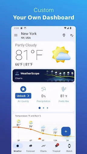 Скриншот 5 — Weather for Wear OS