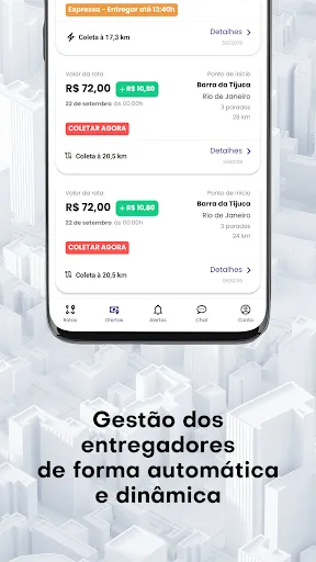 Скриншот 2 — Envoy para Entregador