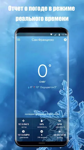 Скриншот 4 — Виджет прогноза погоды