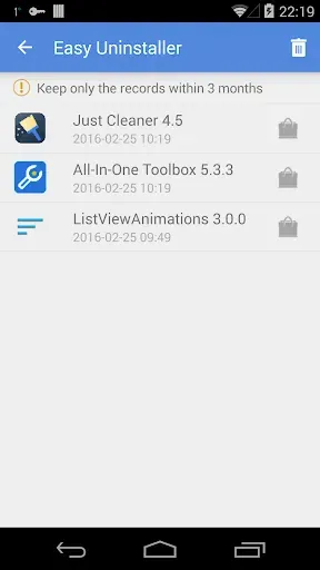 Скриншот 3 — Easy Uninstaller - удаления