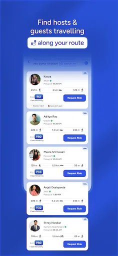 Скриншот 4 — Hopr: Carpool, Ride Share App