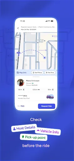 Скриншот 5 — Hopr: Carpool, Ride Share App