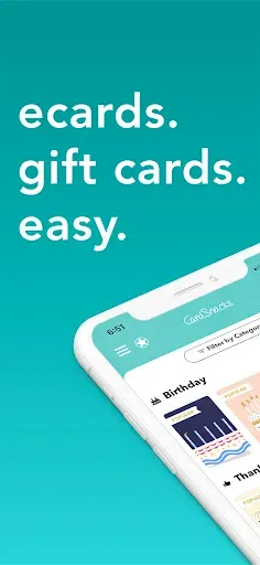Скриншот 1 — CardSnacks: ecards, gift cards