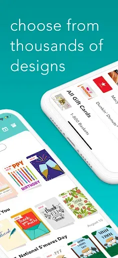 Скриншот 2 — CardSnacks: ecards, gift cards