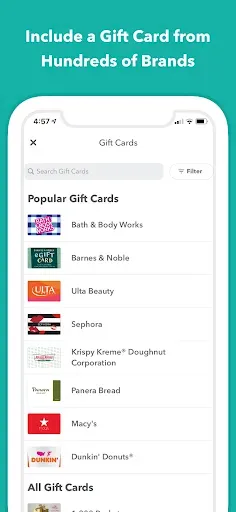 Скриншот 5 — CardSnacks: ecards, gift cards