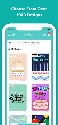 Скриншот 7 — CardSnacks: ecards, gift cards