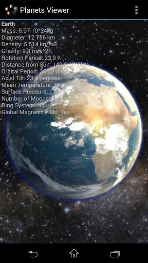 Скриншот 3 — Planets Viewer