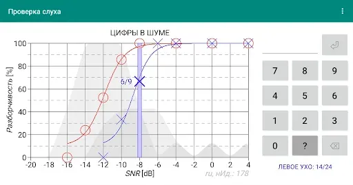 Скриншот 2 — Проверка слуха