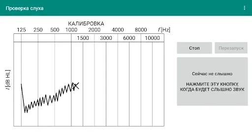 Скриншот 7 — Проверка слуха