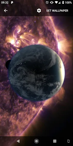 Скриншот 1 — Planets Live Wallpaper Plus