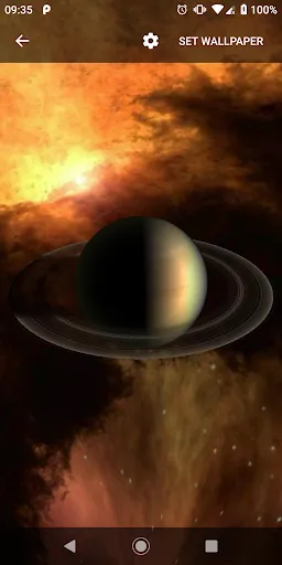 Скриншот 2 — Planets Live Wallpaper Plus