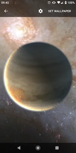 Скриншот 5 — Planets Live Wallpaper Plus