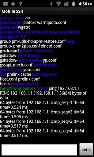 Скриншот 6 — Mobile SSH (Secure Shell)
