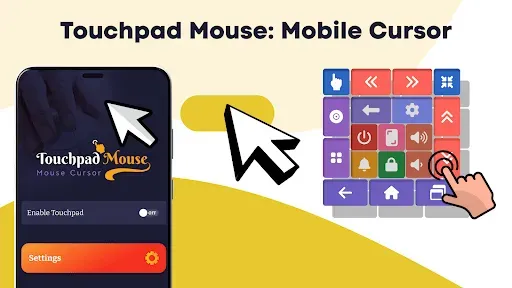 Скриншот 1 — Touchpad Mouse: Mobile Cursor
