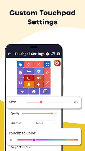 Скриншот 2 — Touchpad Mouse: Mobile Cursor