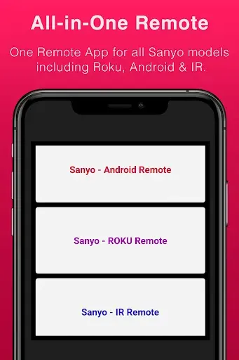 Скриншот 3 — Пульт для телевизора Sanyo
