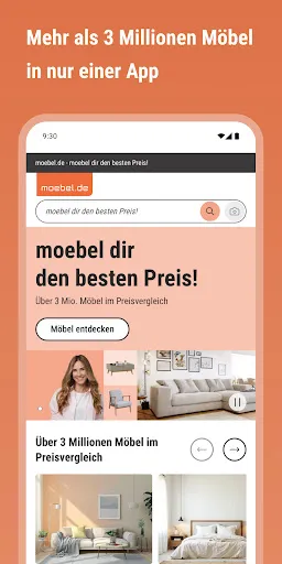 Скриншот 2 — moebel.de: Möbel, Deko, Lampen