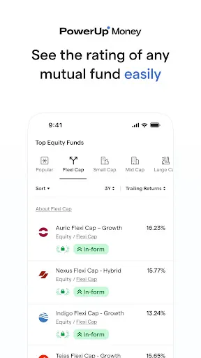 Скриншот 3 — PowerUp Money: Mutual Funds