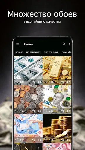 Скриншот 2 — Обои с деньгами PRO
