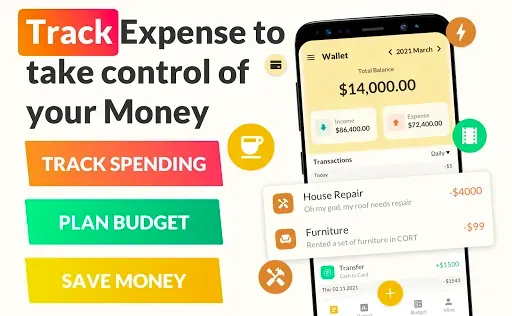 Скриншот 1 — Money Tracker: Expense Tracker