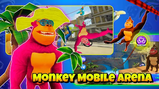 Скриншот 2 — Monkey Mobile Arena