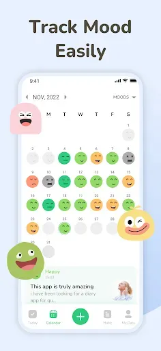 Скриншот 2 — Mood Tracker: Self-Care Habits